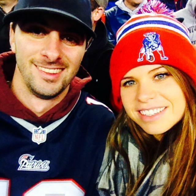 Katie & Derek haven't gone a single season without attending a Pats game.