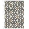 World Rug Gallery Florida Cozy Moroccan Rug 5x7 ft. Gray Cream