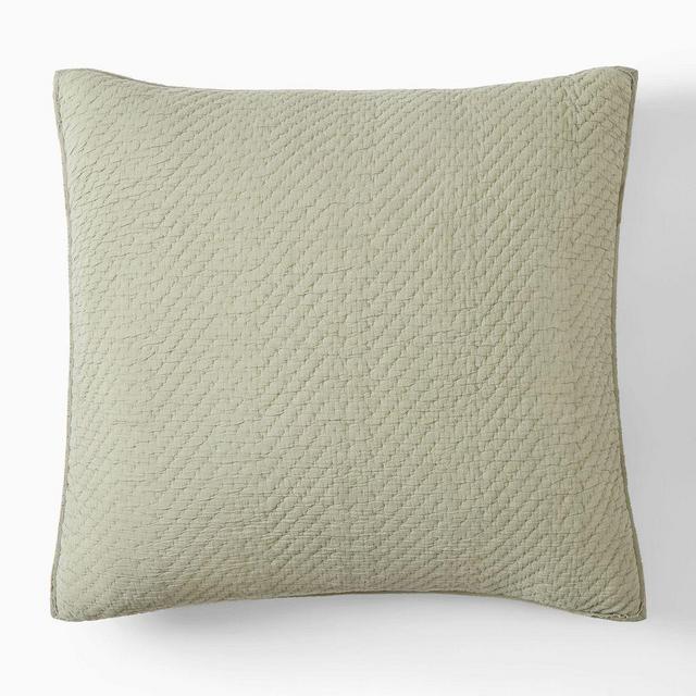 Reflections Matelasse Euro Sham, Celadon