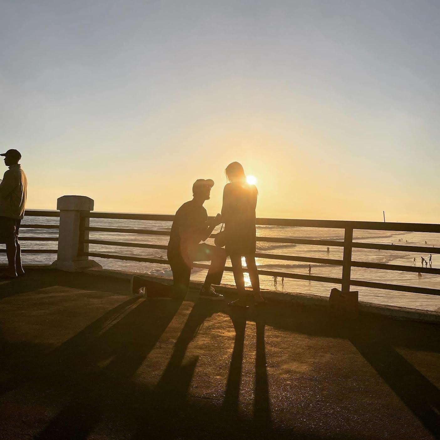 Engagement at the Oceanside Pier