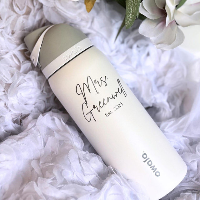 Personalized Bride Owala,Future Mrs Gift,Engagement Bridal Shower,Bride To Be Gift,Daughter In Law Gift,Bride Cup Engraved,Custom Tumbler