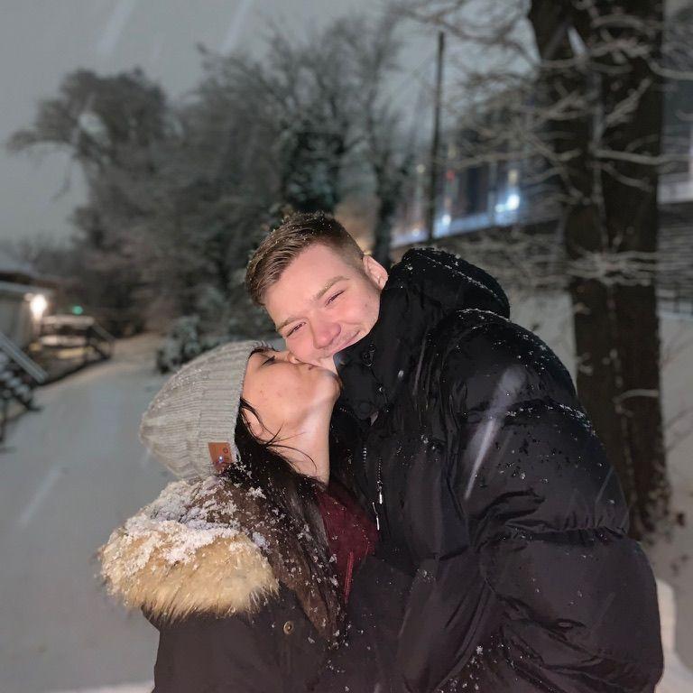 Our first college snow day!