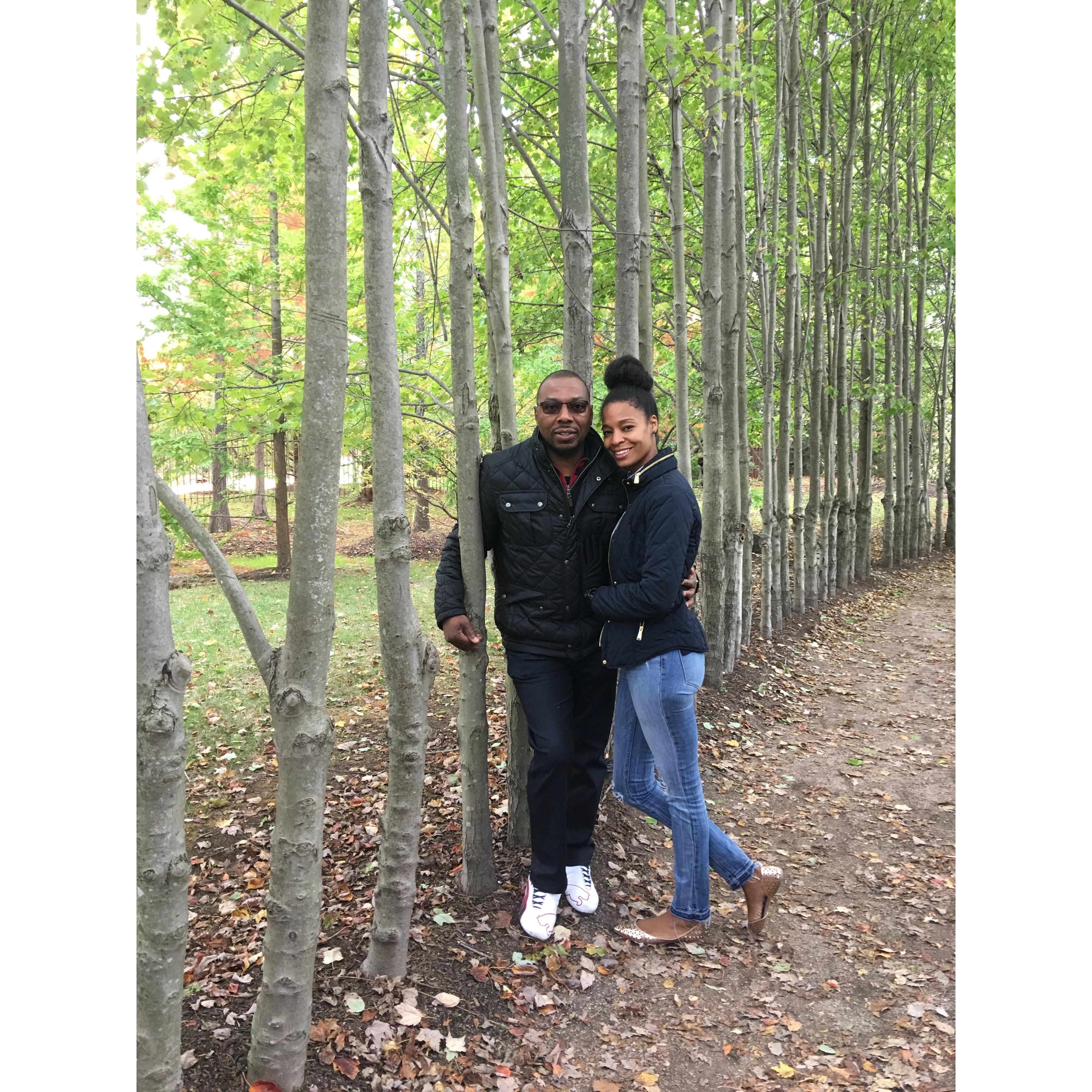 2016. We were hangin out at the Grounds For Sculpture.