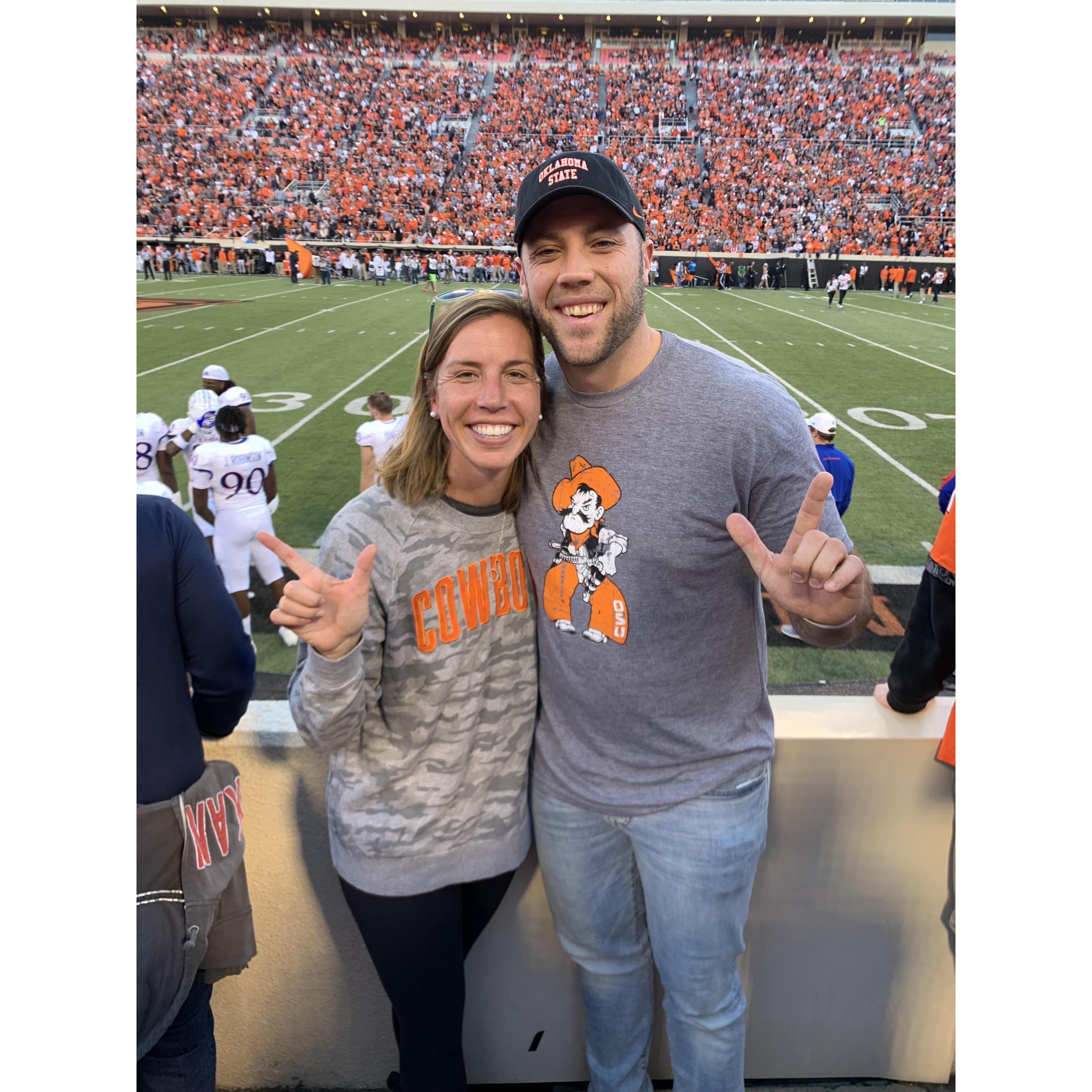 GO POKES! Josh is OSU's newest fan after a trip to Homecoming! Life just kept getting more and more real as weeks went by. Honest yet hard, challenging yet laughter filled moments solidified us.