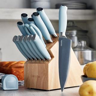 Titanium Cutlery Ultimate 16-Piece Knife Block Set