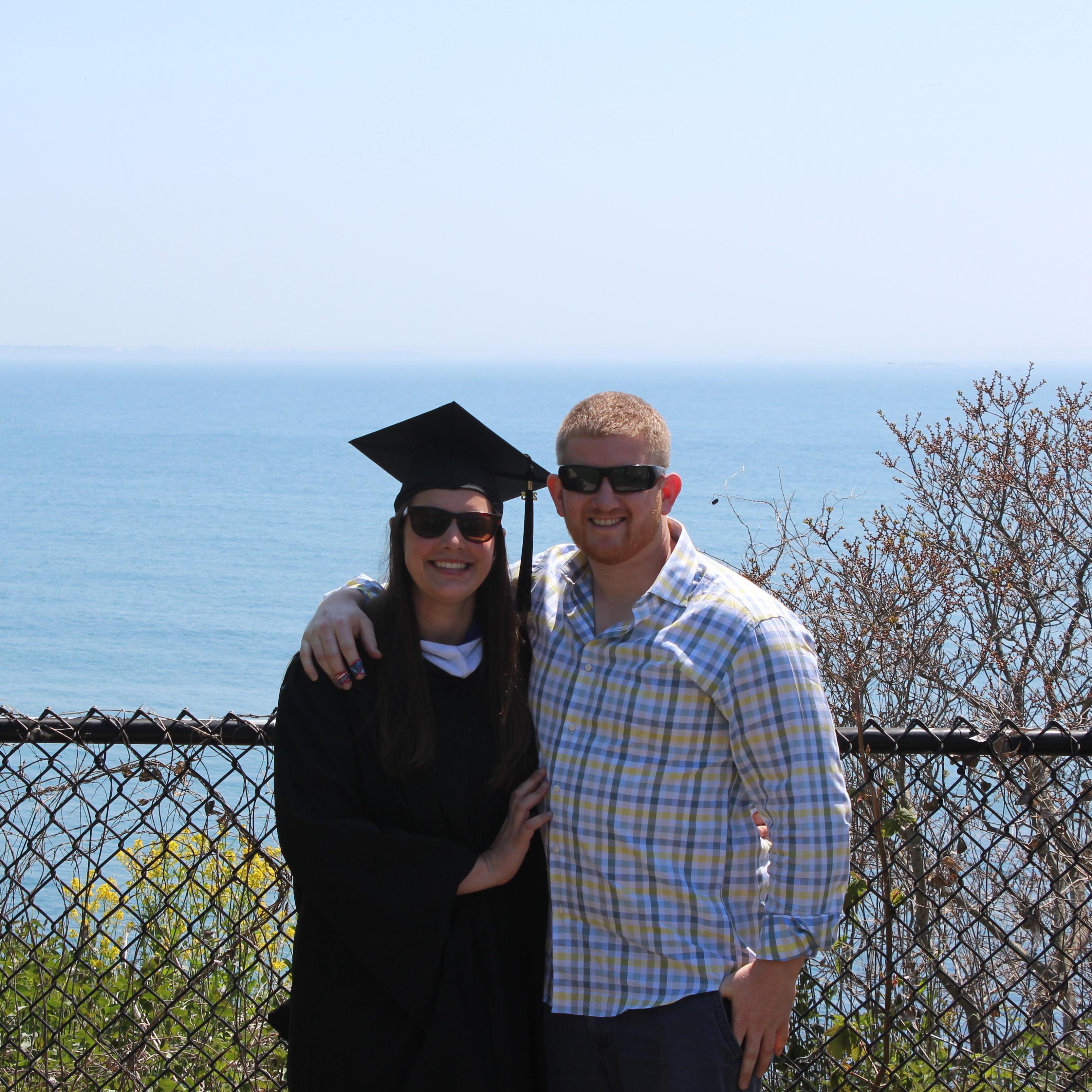 Allison's Masters graduation at Salve Regina