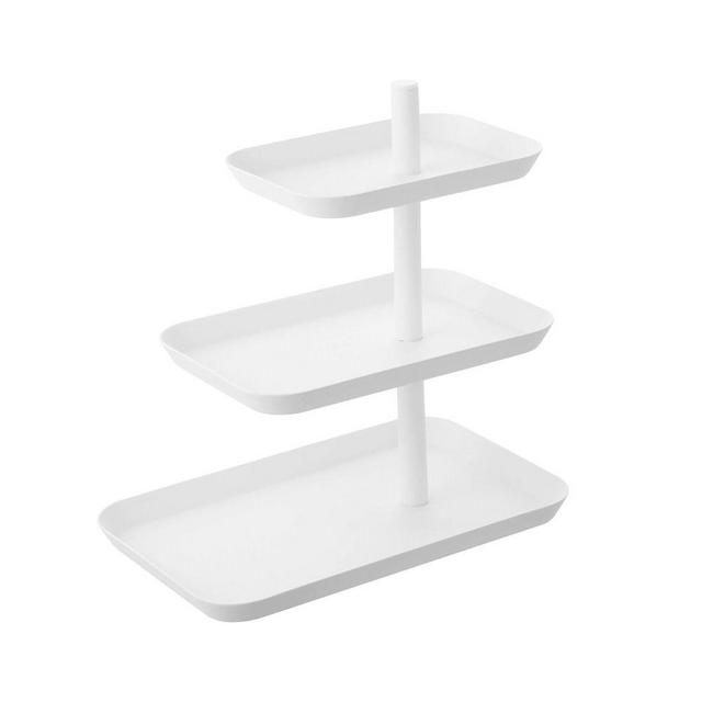 Tower 3-Tier Serving Stand, White