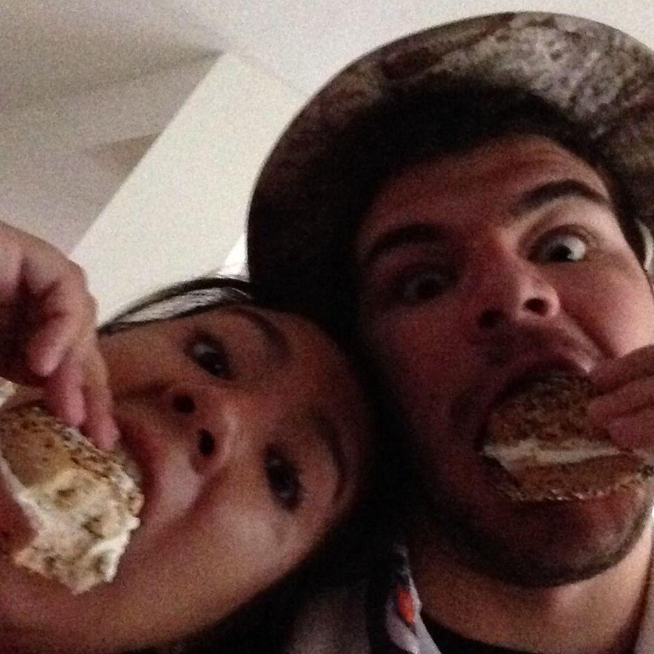 Last Bagel Shop breakfast before Nick left for Harvard