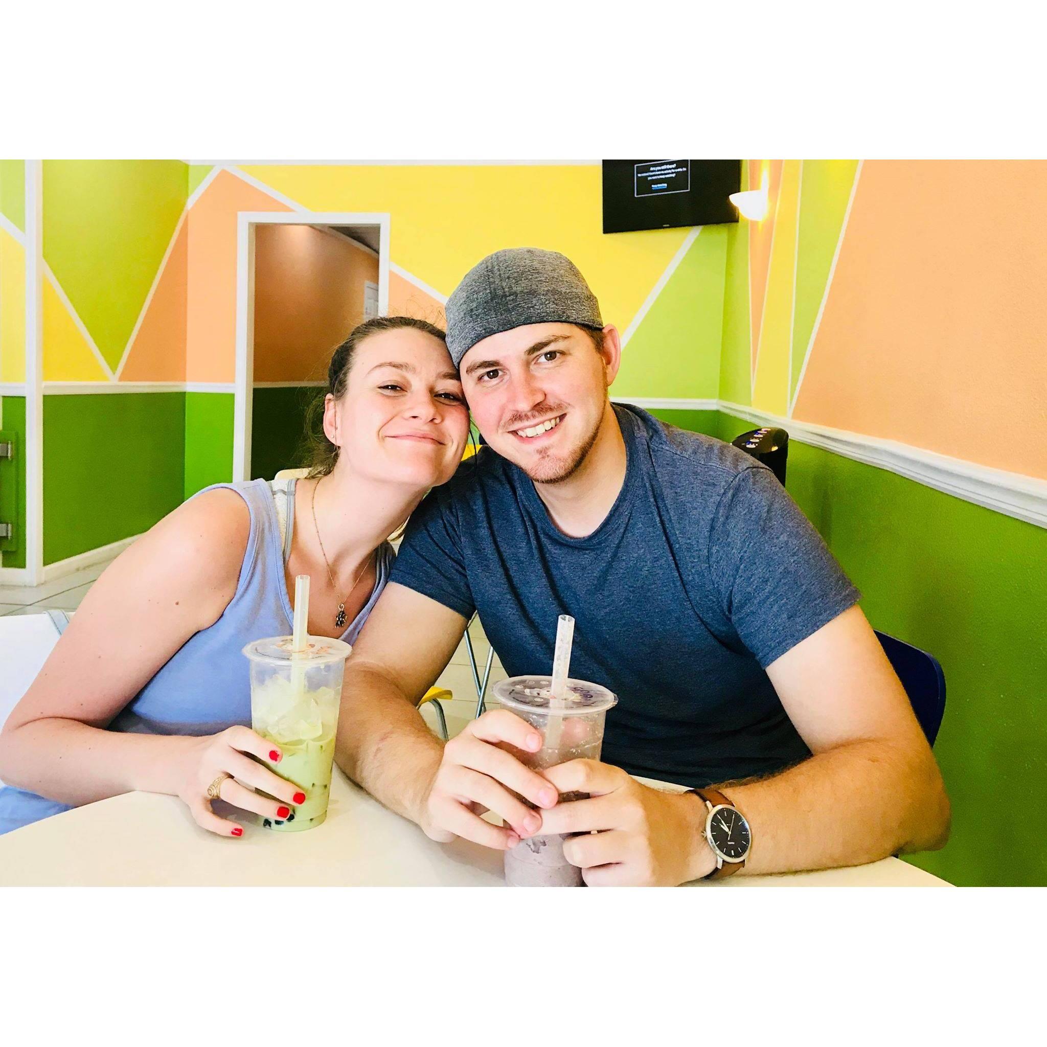 2017- Our first photo together!