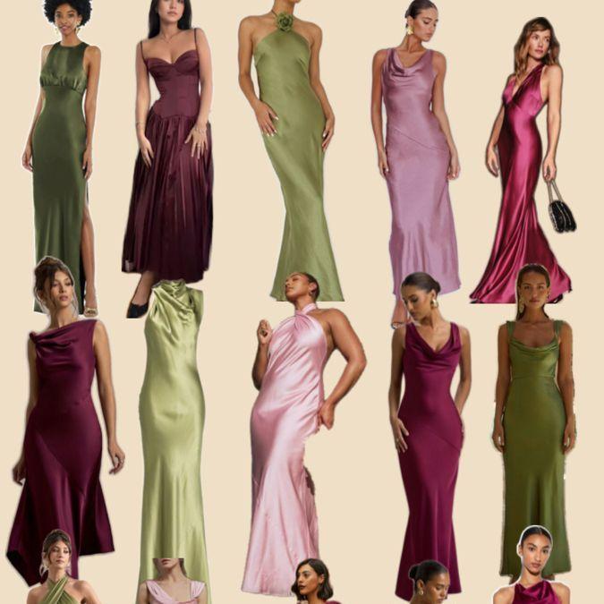 For the ladies, take your color inspo here, if you would want to be on brand