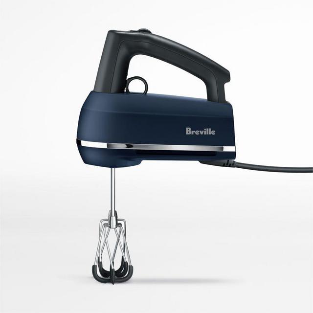 Breville ® Handy Mix Scraper ™ Damson Blue Hand Mixer