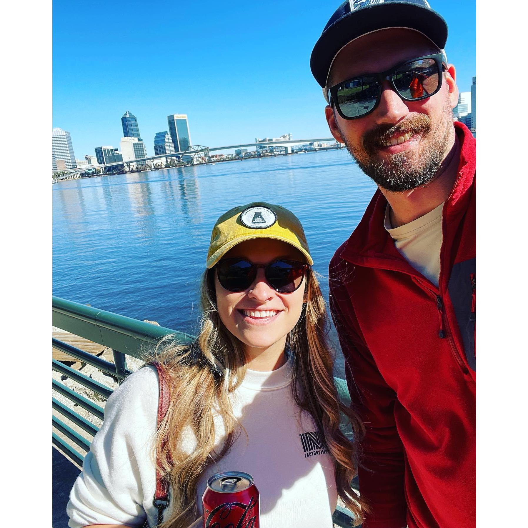 One of many days on the Riverwalk for the Arts Market