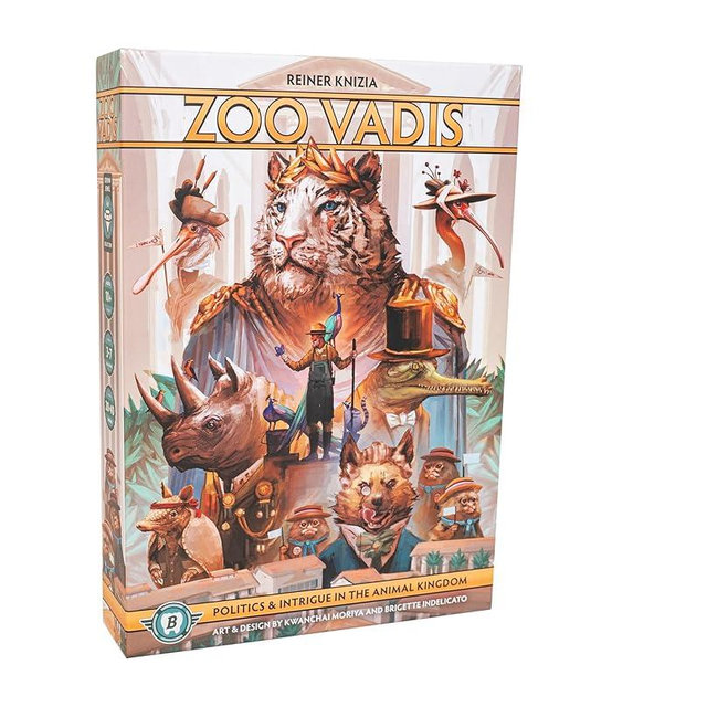 Zoo Vadis Board Game - Standard Edition - Bitewing Games - Negotiaition Game - 3 to 7 Players - 30 Minute Play Time