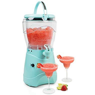 Nostalgia MSB1AQ Margarita & Slush Machine, 1 Gallon, Aqua, Stainless Steel