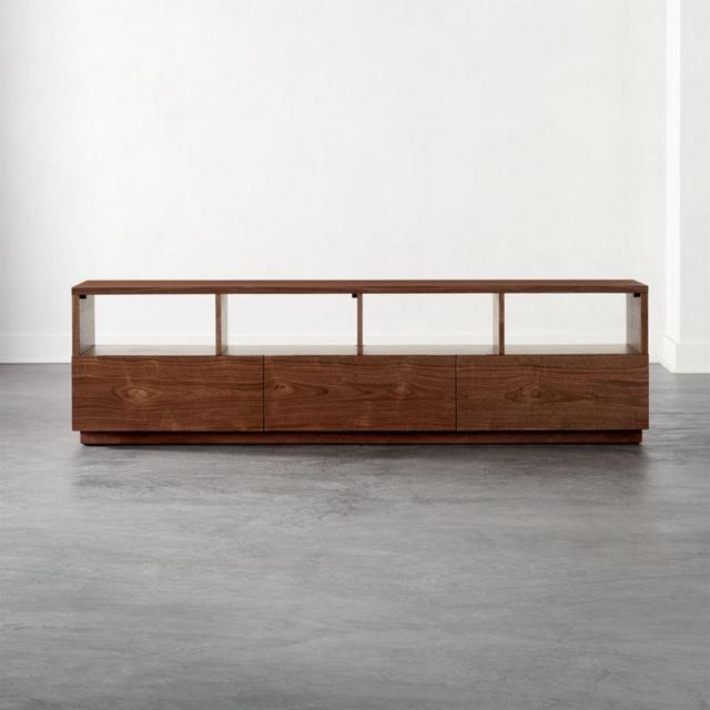 Chill Walnut Wood Large Media Console