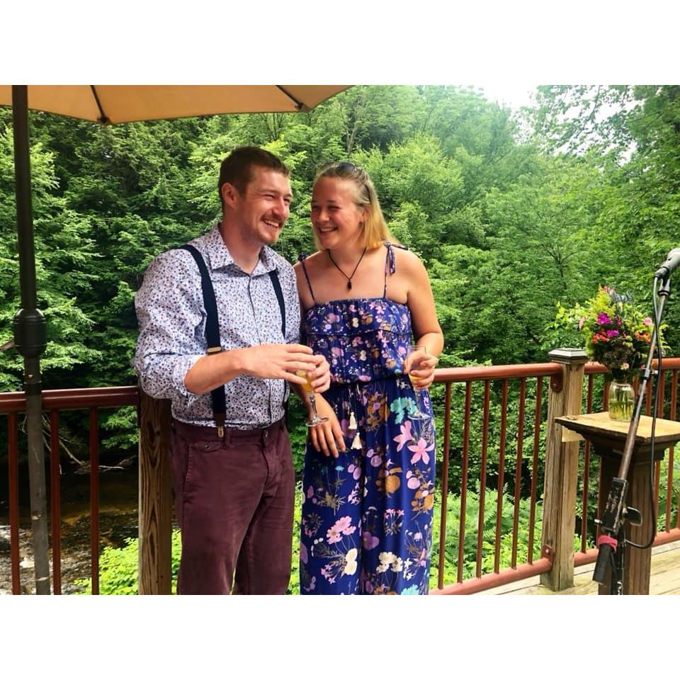 that time everyone thought we eloped.