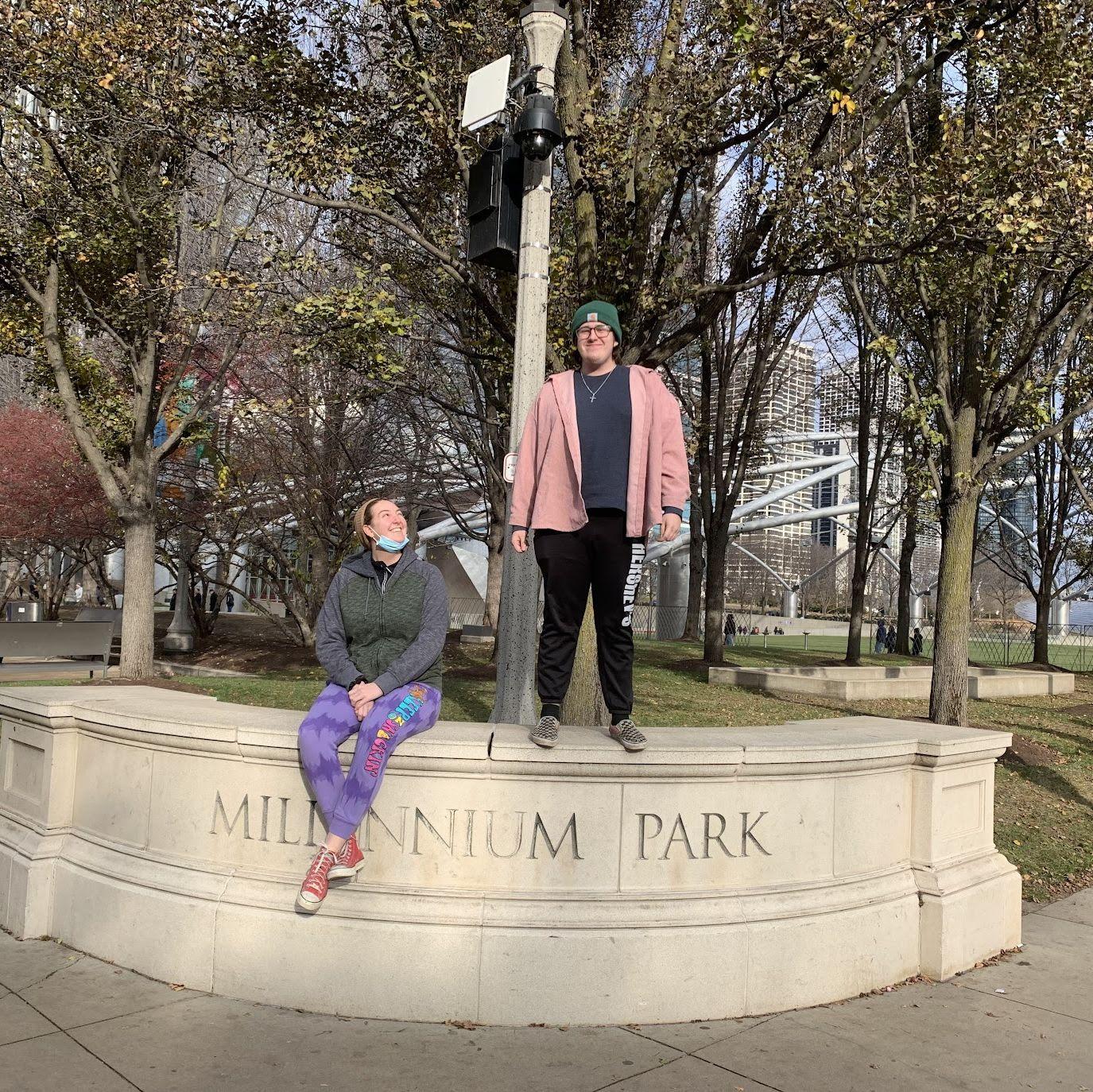 Our first time visiting Chicago and Millennium Park