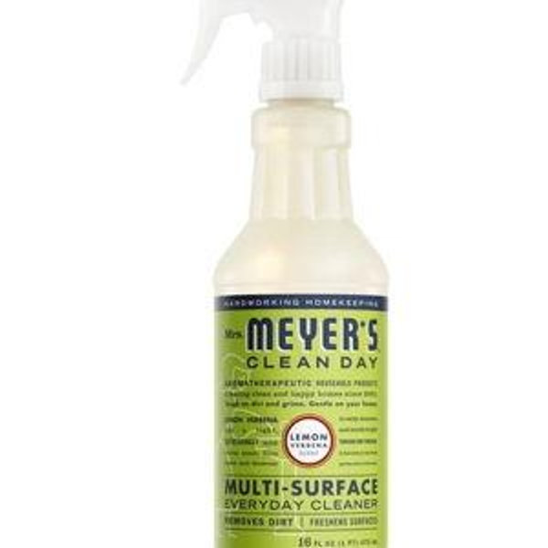 Mrs. Meyer's Clean Day Multi-Surface Everyday Cleaner, Lemon Verbena Scent, 16 Fl Oz Bottle