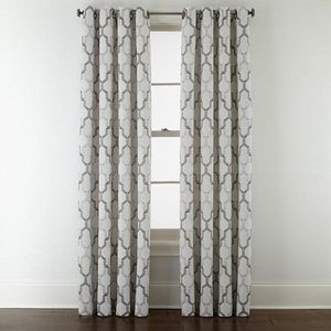 Studio™ Casey Jacquard Grommet-Top Curtain Panel