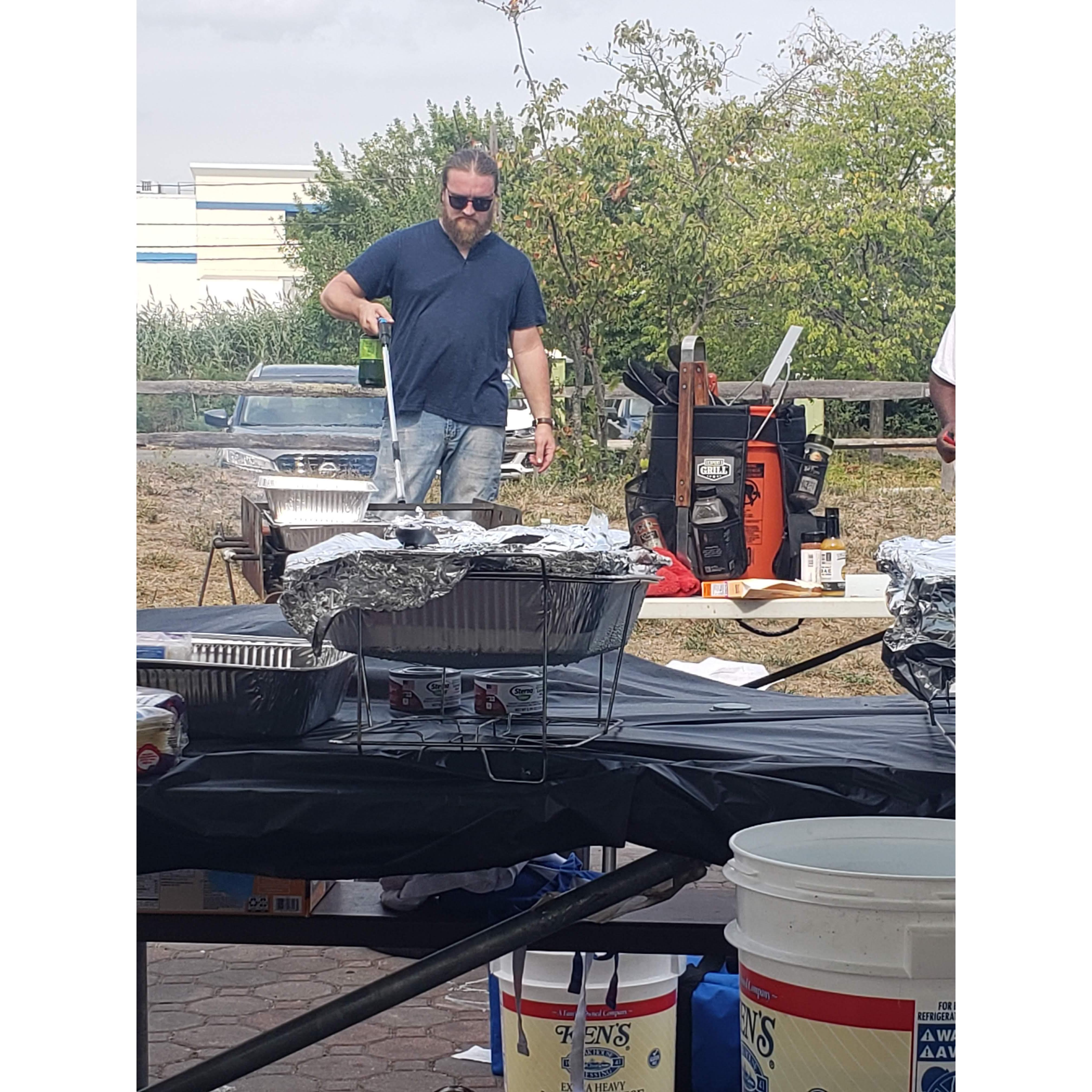 And he really did cook pretty much everything. And it was delicious, per usual.