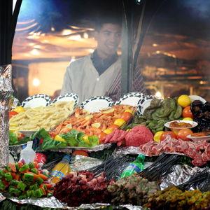 Dinner in the Marrakech night market