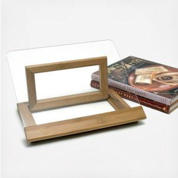 Lipper Bamboo Wood and Acrylic Cookbook Holder