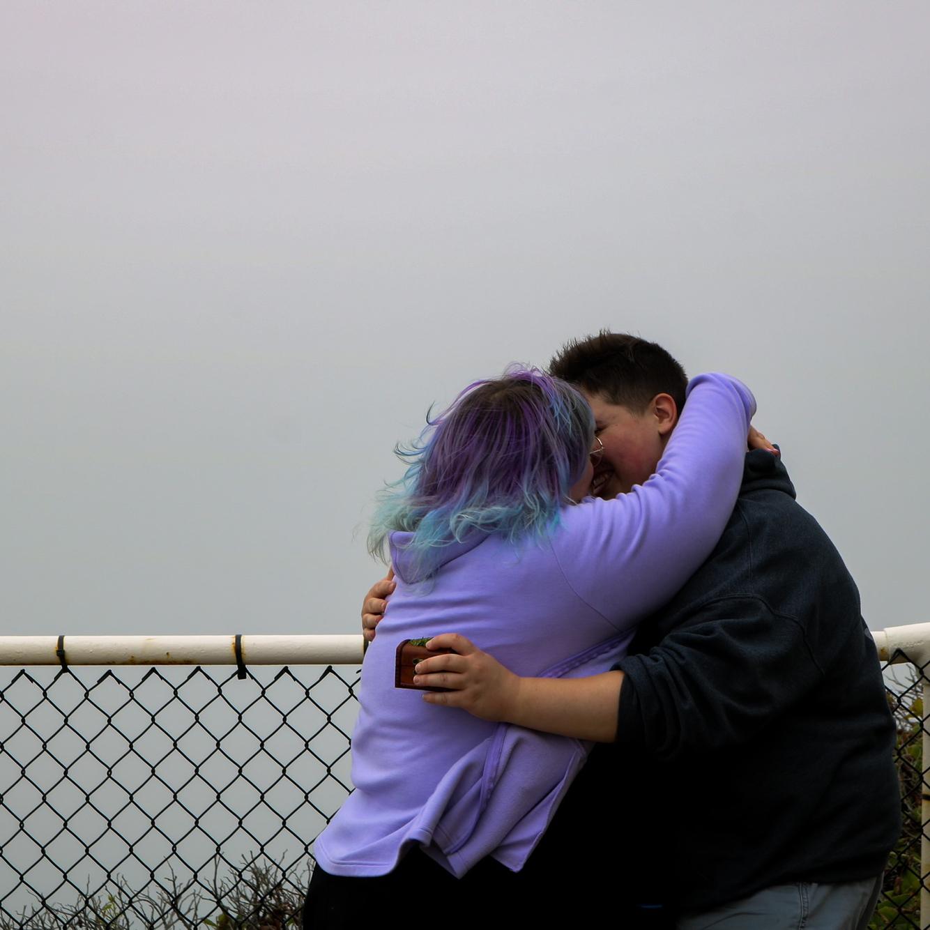 Bri proposed at Heceta Head Lighthouse