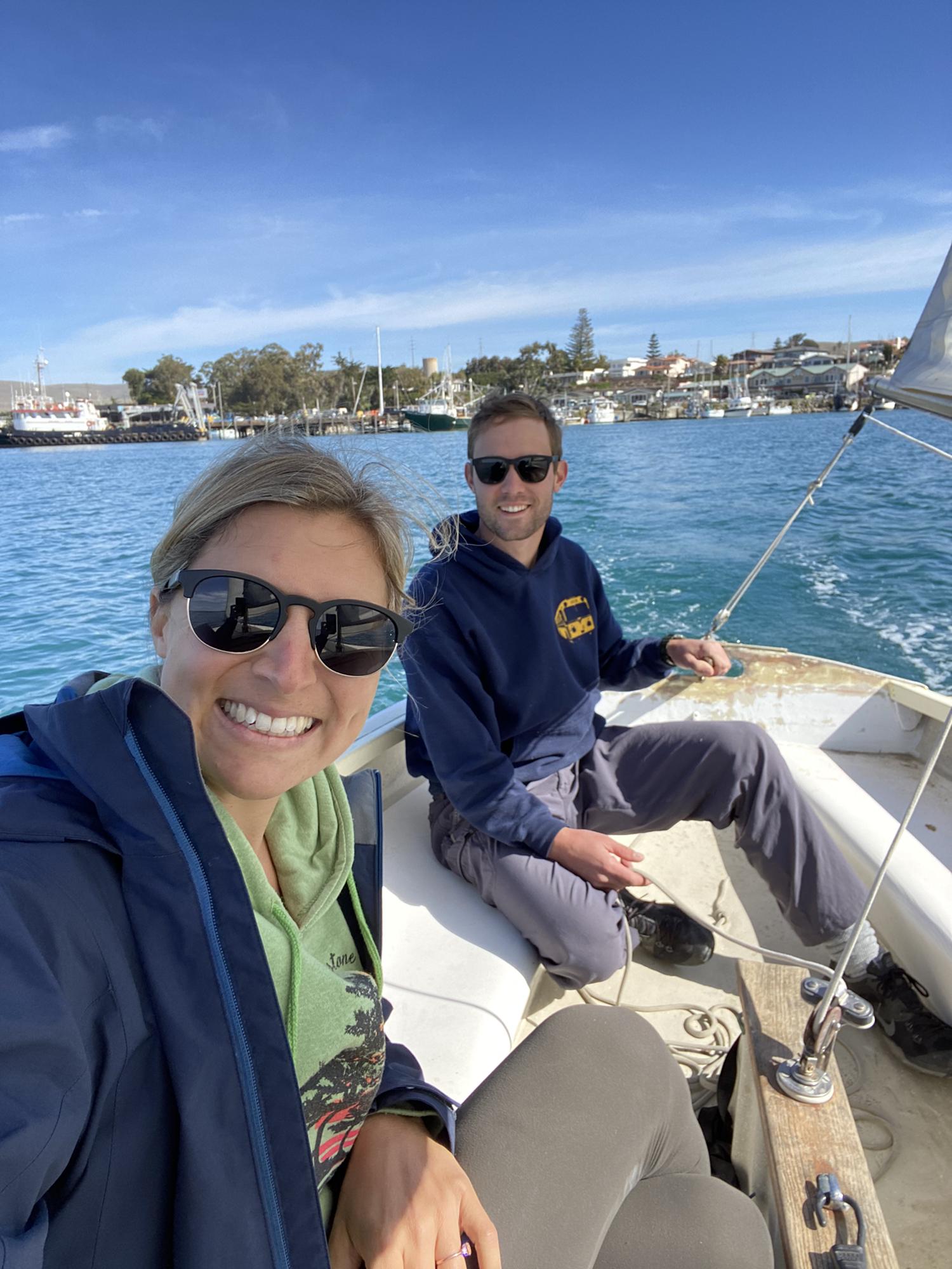Taking out Cece! Finally getting the hang of sailing.