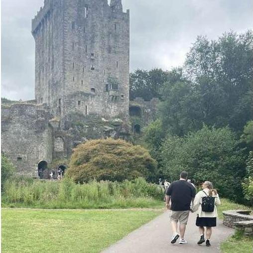 Michael asked me to marry him the week before our trip to Ireland and London.