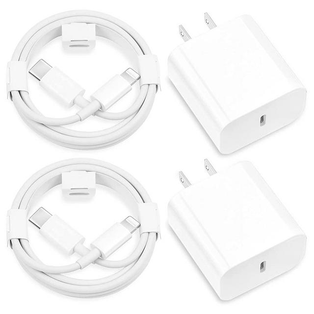 iPhone Fast Charger,【Apple MFi Certified】 2Pack 20W Type C Fast Charging Block with 6FT USB C to Lightning Cable Cord Compatible with iPhone 13/12/11/Pro/Pro Max/11/Xs Max/XR/X,iPad