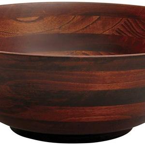 Lipper International 274 Cherry Finished Footed Serving Bowl for Fruits or Salads, Large, 13.75" Diameter x 5" Height, Single Bowl