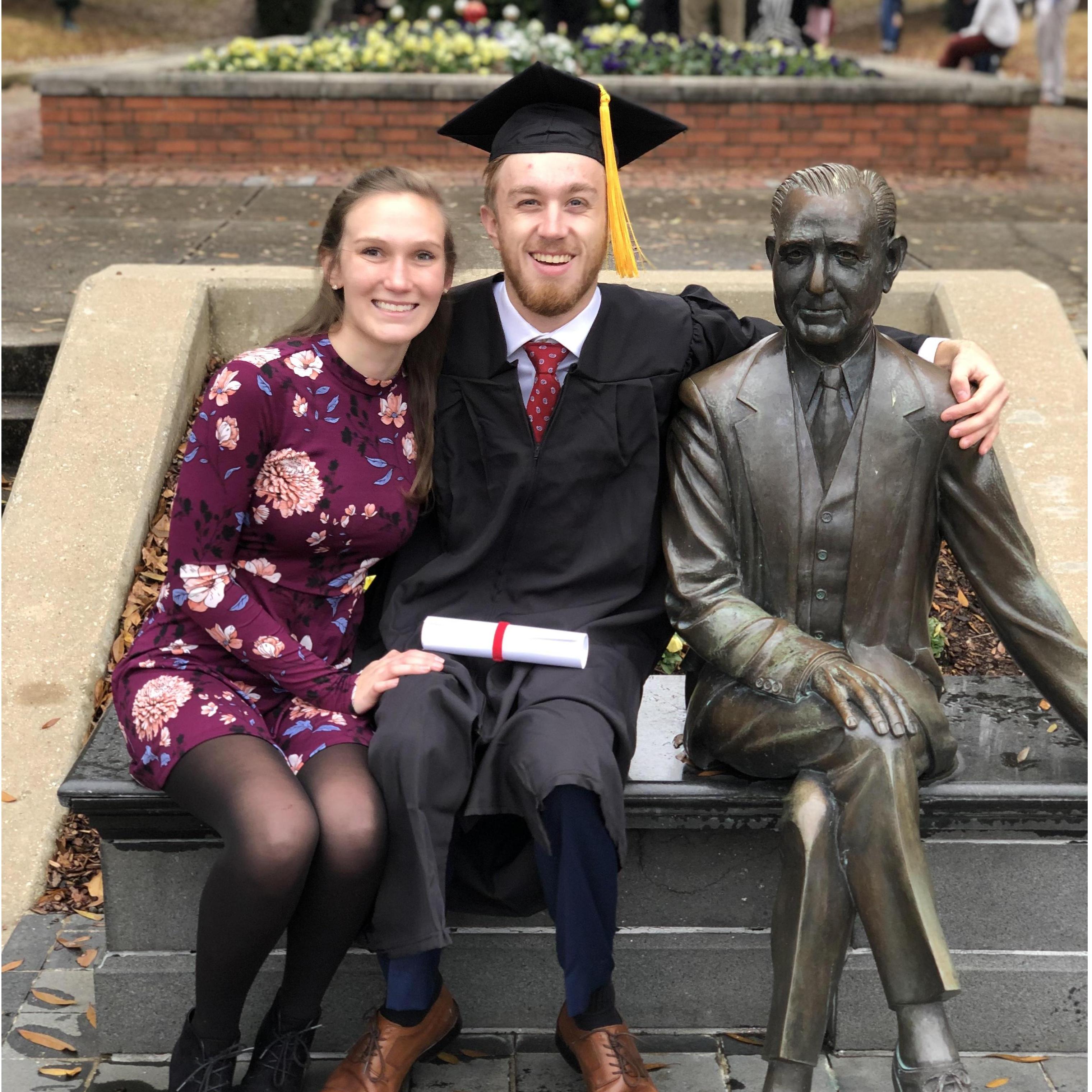 Good ole graduation pic with Mr. Beeson!