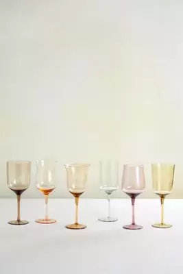 Colorful Goblets, Set of 6