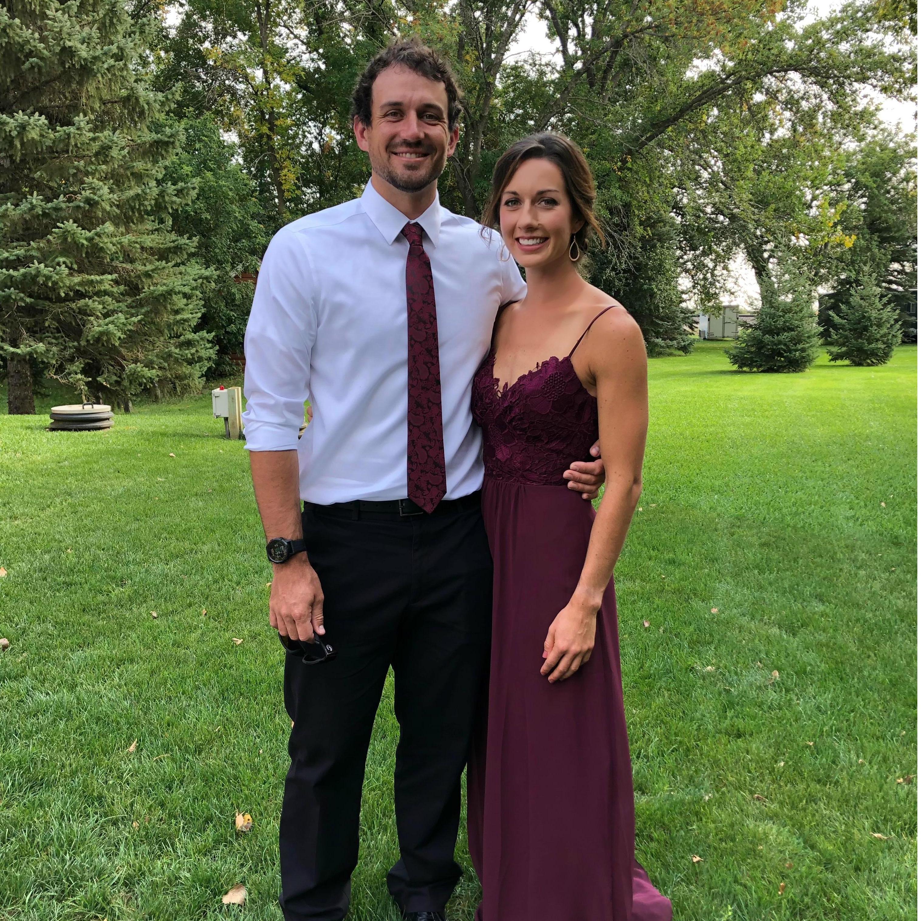 Nothing beats a wedding reception, bustin' a move or two!
