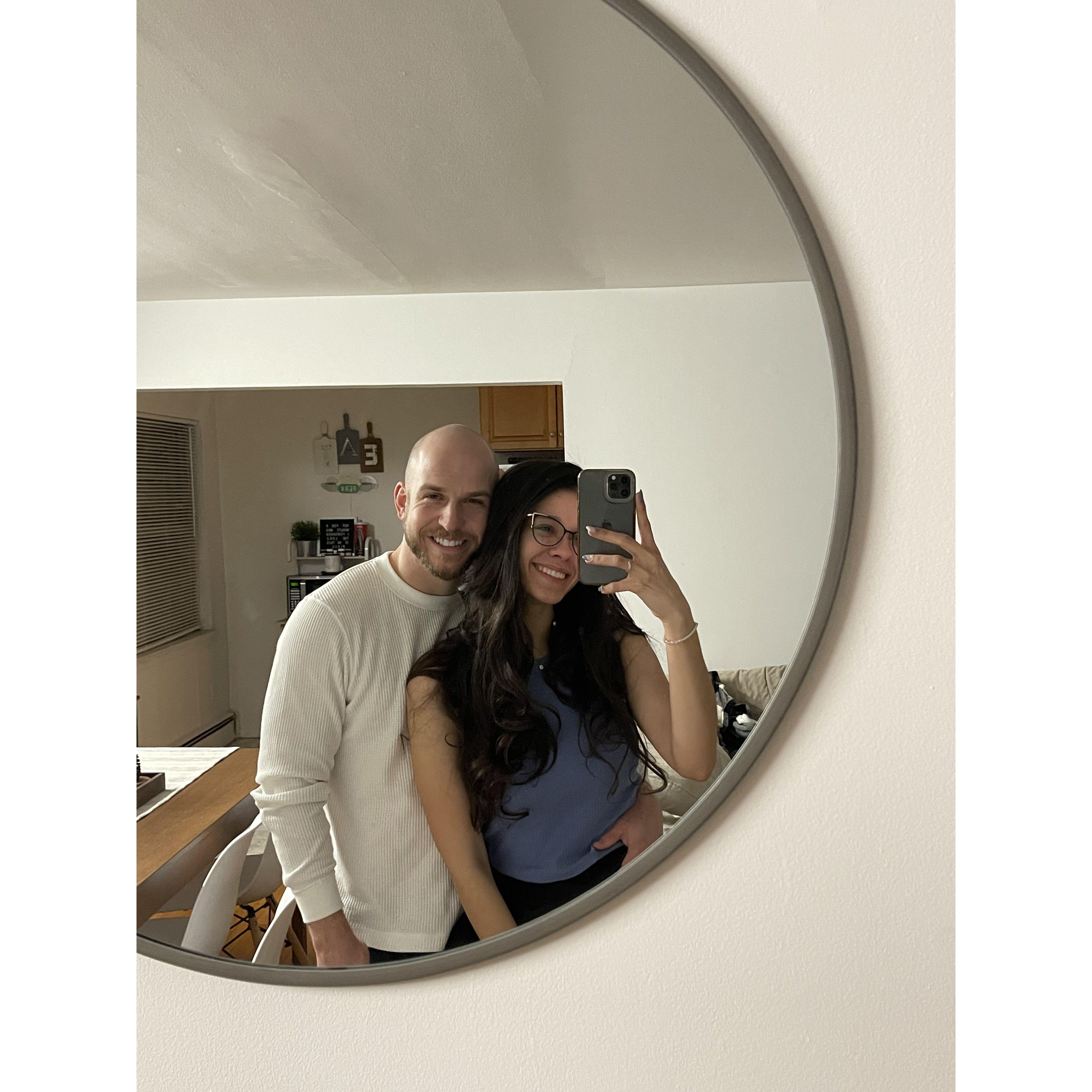 Our first picture together.