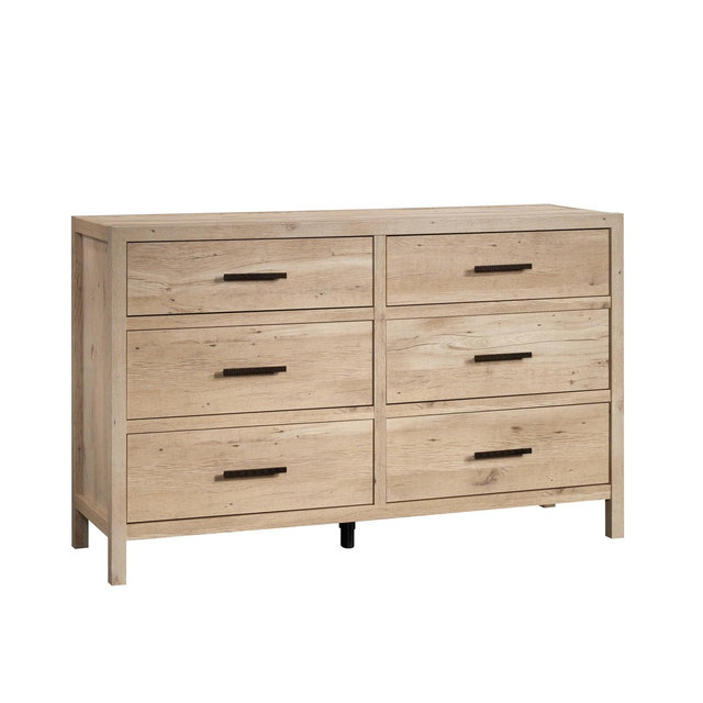 Pacific View 6 Drawer Dresser Prime Oak - Sauder