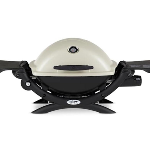 Weber Q1200 1 Burner Liquid Propane Grill Titanium