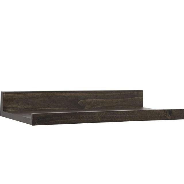 Holman Handmade Floating Shelf, Charcoal, 2'