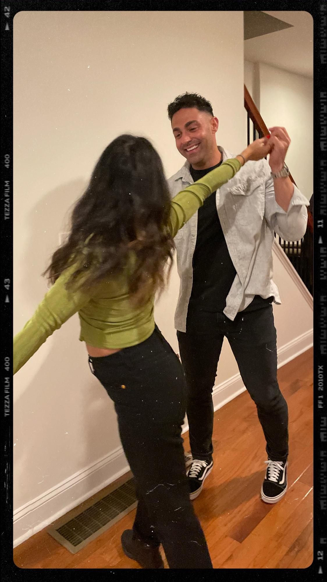 Dancing in Philadelphia - The city where Jenn and Matt now call home.