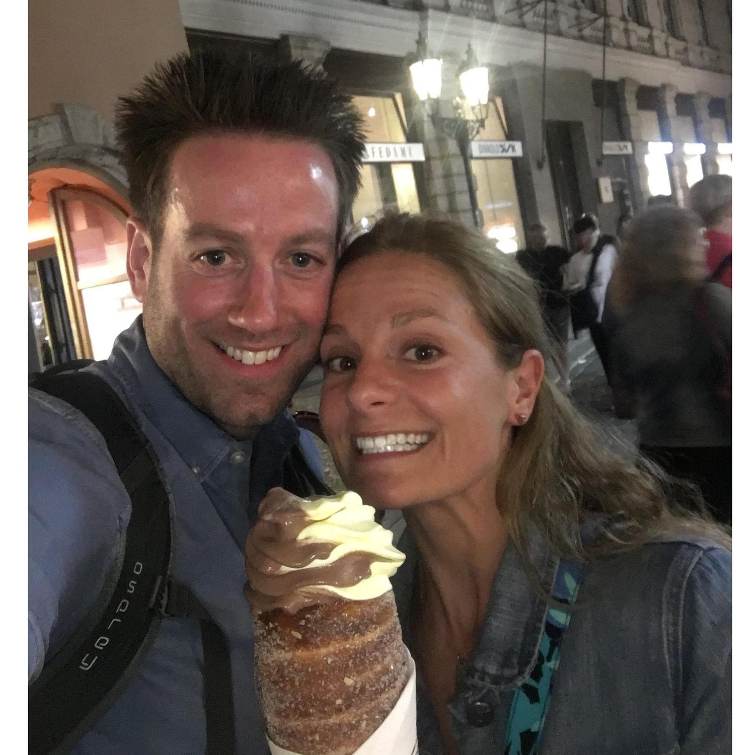 Our favorite dessert in Prague!!!