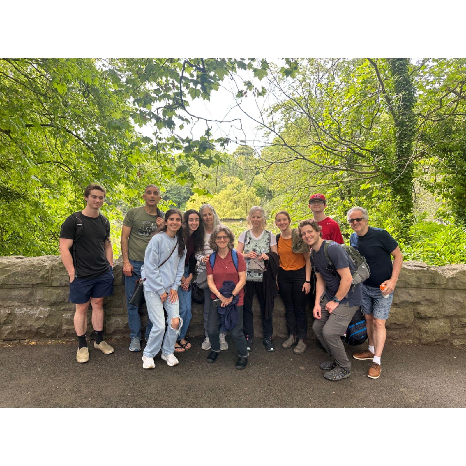 Central Park with Tara's family