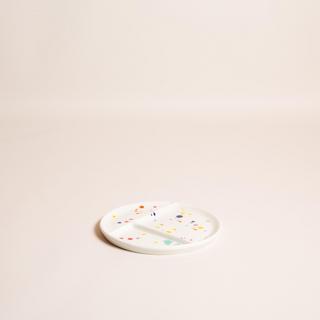 Confetti 3-Section Plate