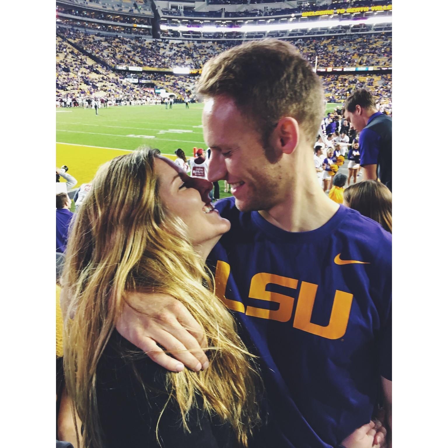Kev becomes an LSU fan and all is right in the world
