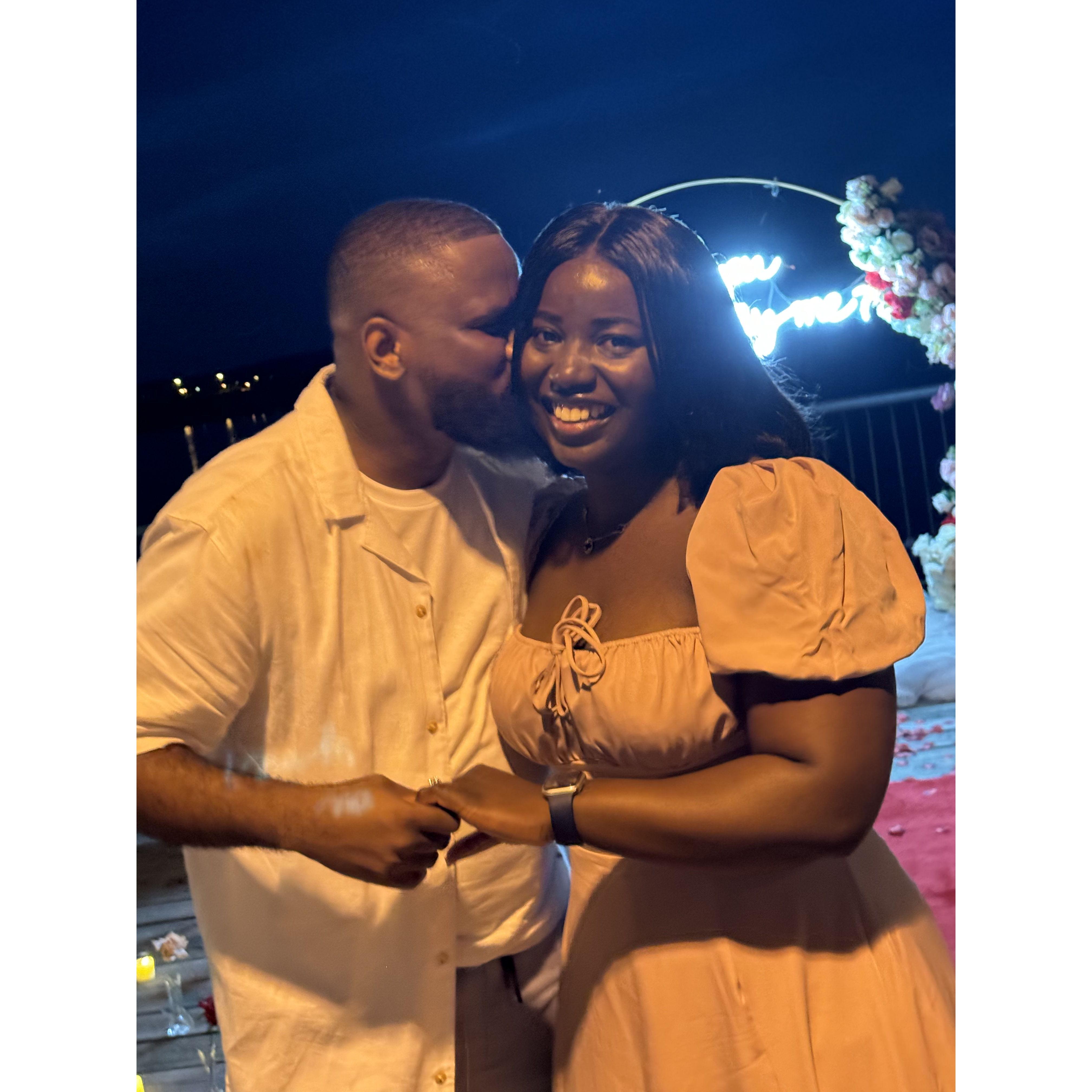 said "I love you" right before our friend took this picture