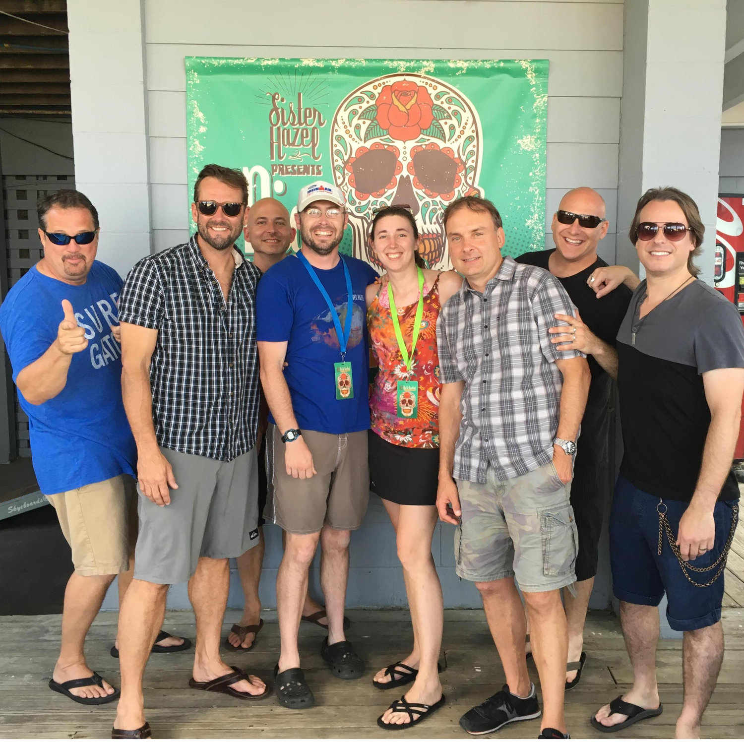 We love a good adventure! In 2016, we drove to South Carolina to celebrate Jen's birthday with Sister Hazel, Jason's favorite band at Hazel Hang!