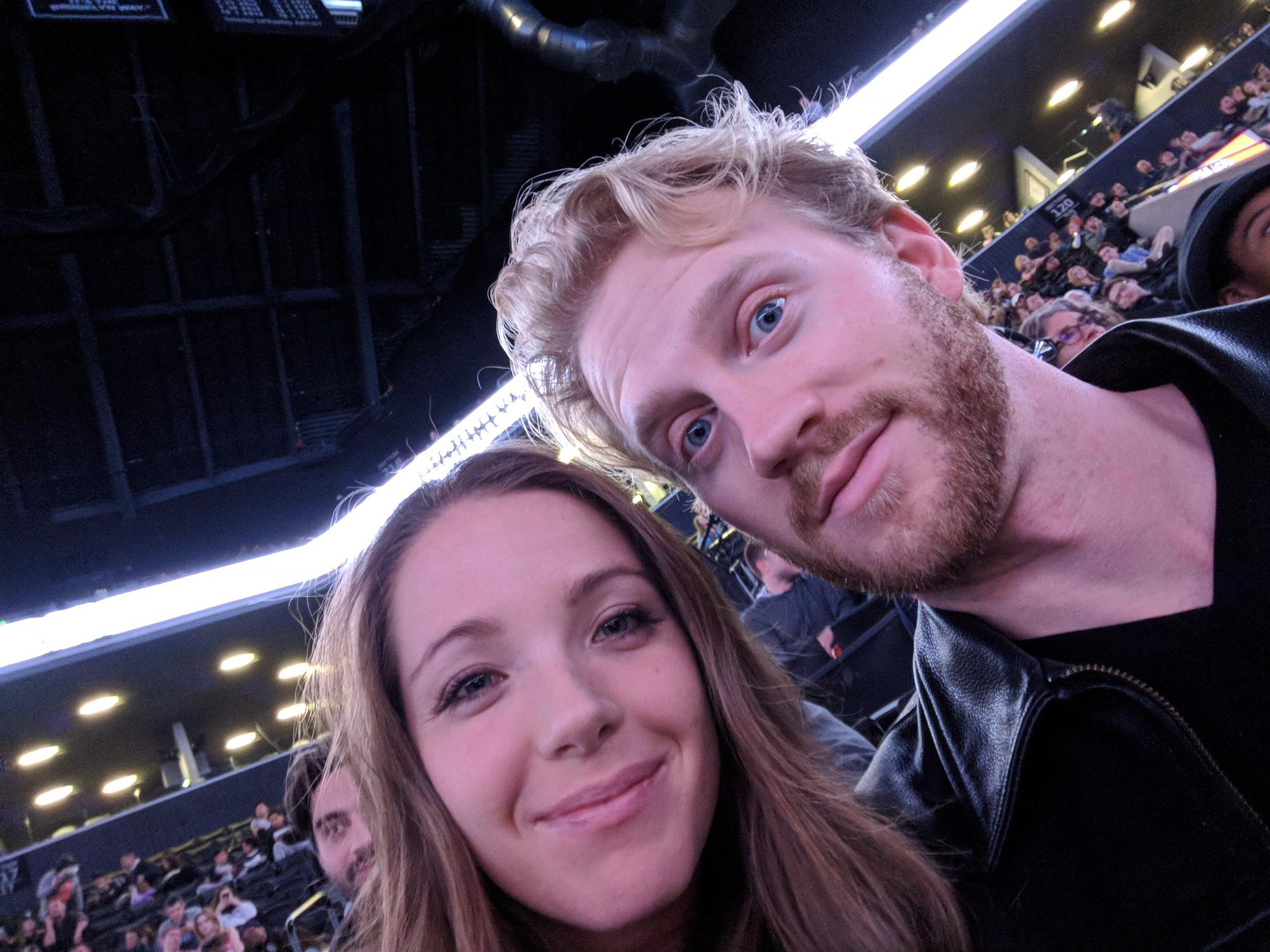 Enjoying the game
