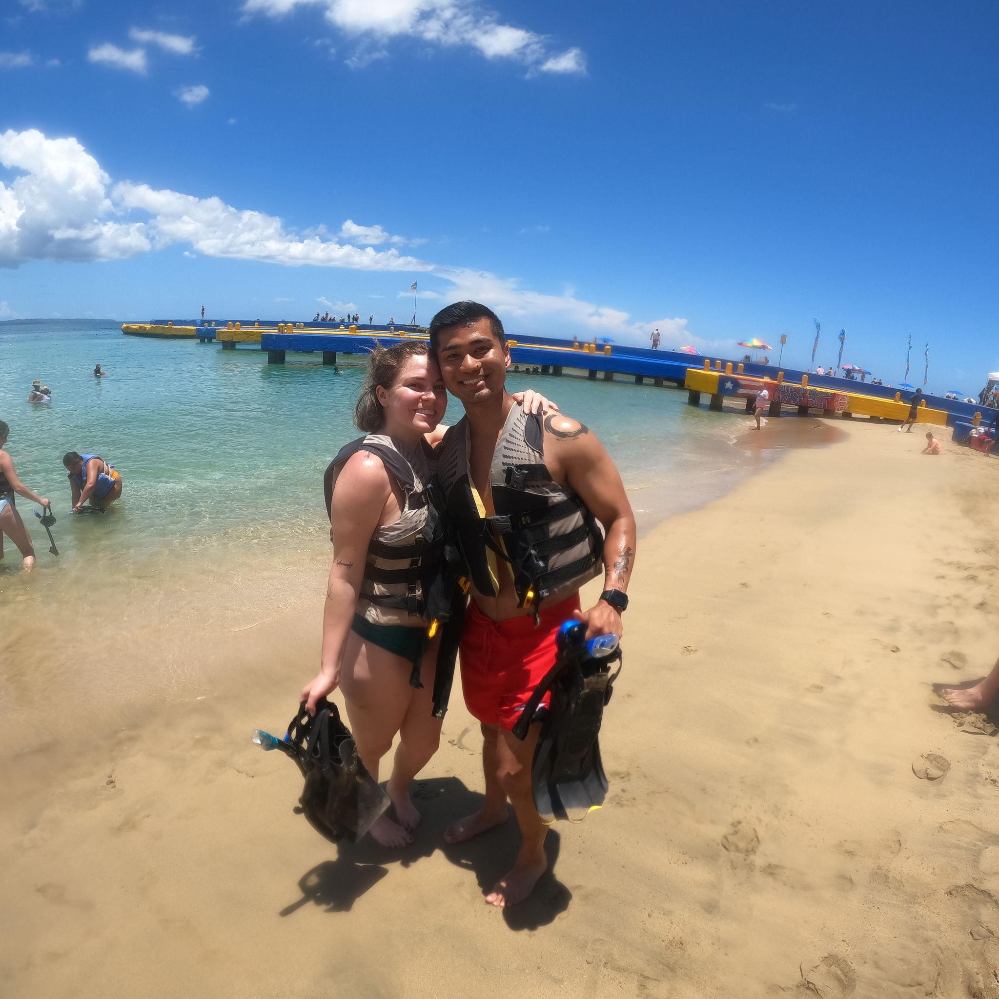 Our first trip together, Puerto Rico May 2023. Was it risky taking this trip only a couple months in to dating? Maybe, but we sure don't regret it.
