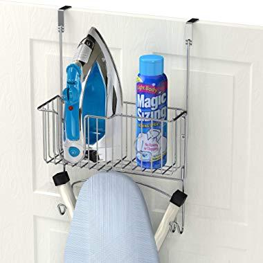Simple Houseware Over-The-Door/Wall-Mount Ironing Board Holder