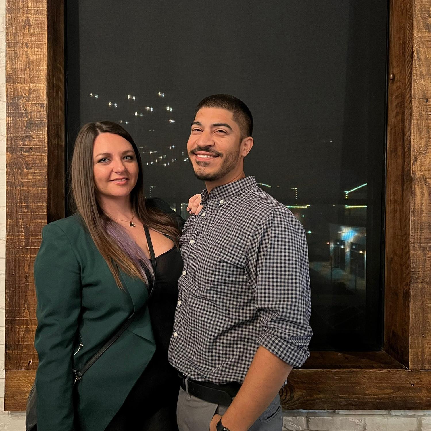 This was our first date. His company Christmas party. December 12, 2021