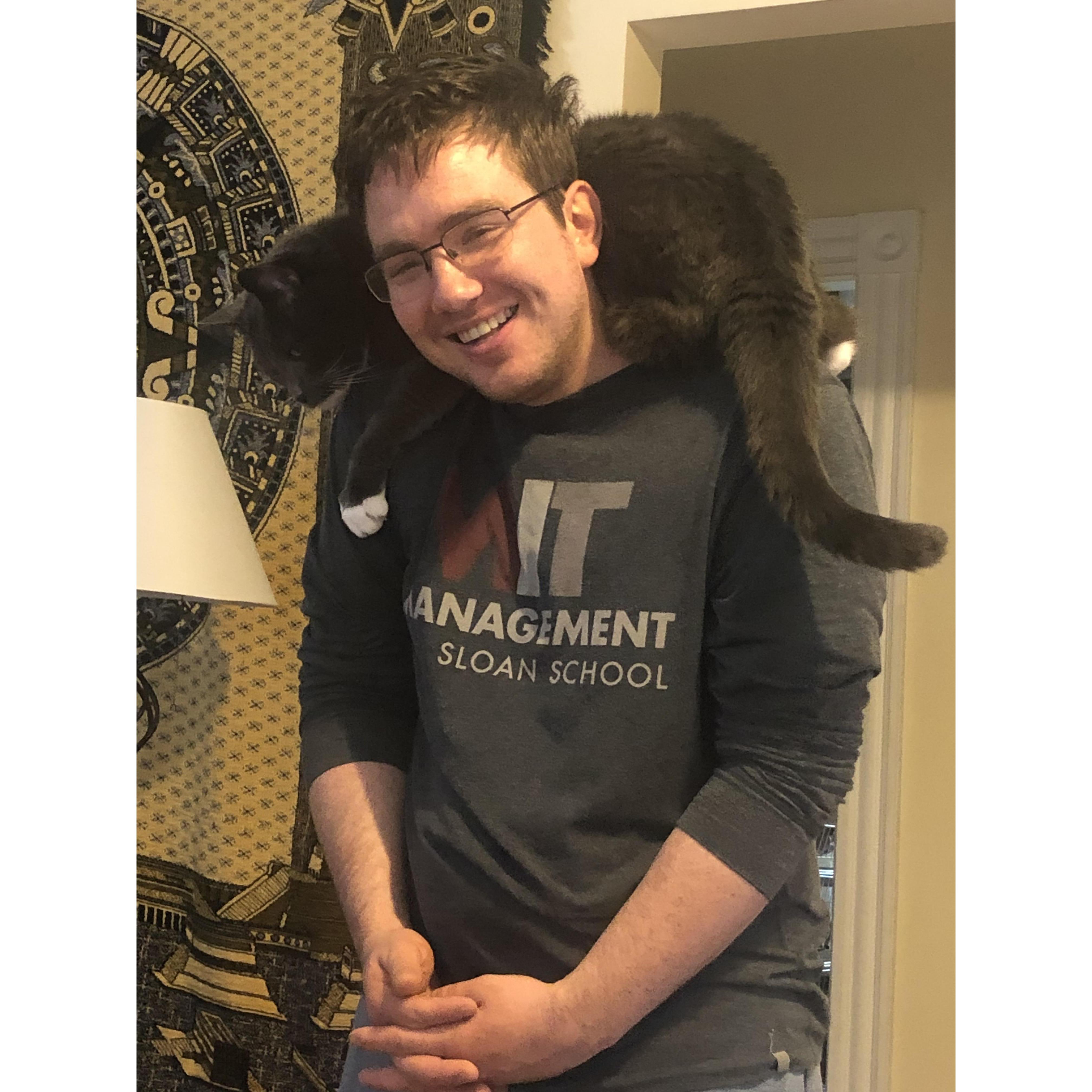 This is fondly referred to as the "cat-scarf"